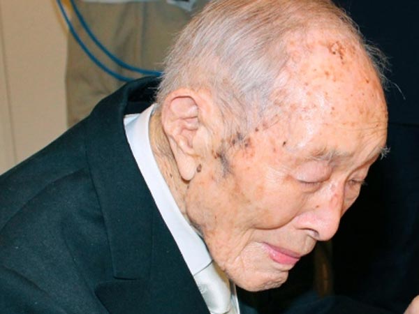 At 112, world's oldest man dies in Japan At 112, world's oldest man dies in Japan
