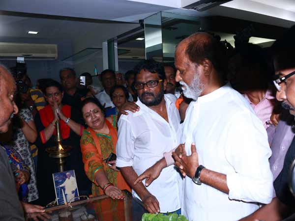 Rajini tributes M S Viswanathan Rajini tributes M S Viswanathan
