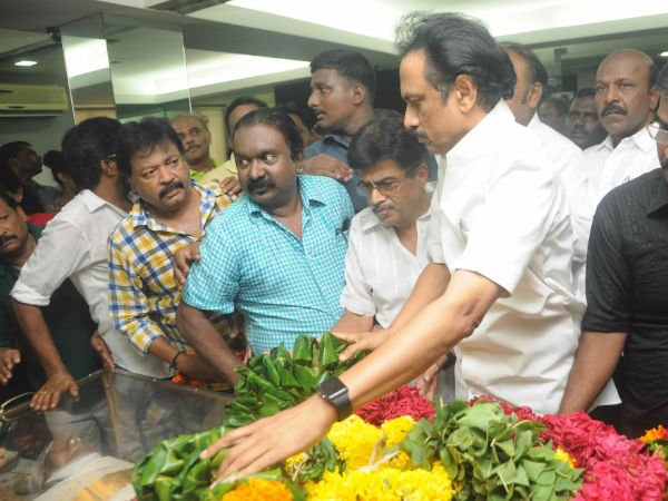 Stalin,Tamilisai pay tribute MSV Stalin,Tamilisai pay tribute MSV