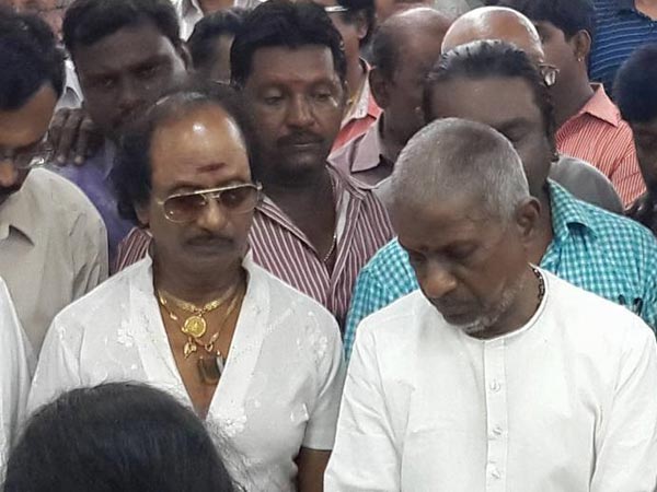 Ilaiyaraaja pays homage to MS Viswanathan Ilaiyaraaja pays homage to MS Viswanathan