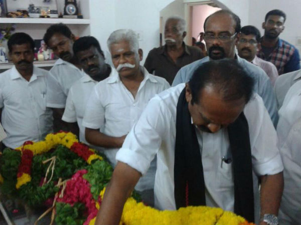 Kappalottiya Tamilar VOC's son Valeshwaran expires Kappalottiya Tamilar VOC's son Valeshwaran expires