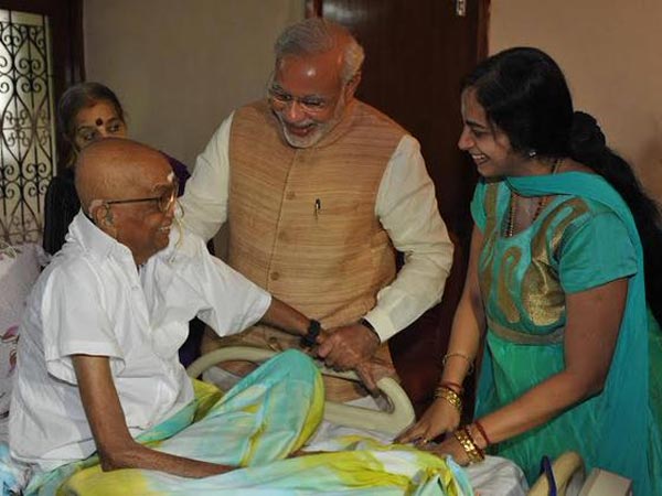 Modi Meets Cho.Ramasamy Modi Meets Cho.Ramasamy