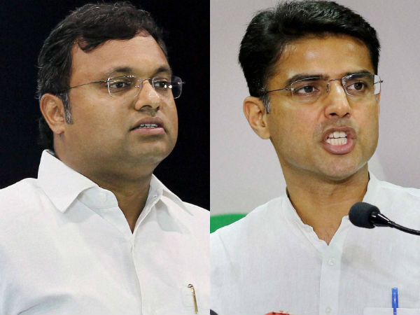 Money trail: ED files case against Karti Chidambaram, Sachin Pilot Money trail: ED files case against Karti Chidambaram, Sachin Pilot