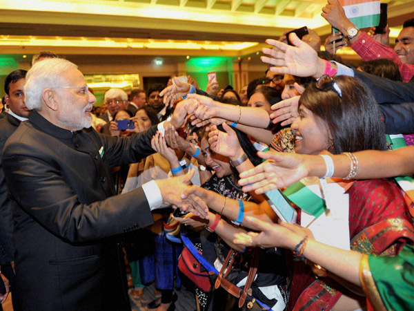 PM Modi arrives in US; receives warm welcome at New York hotel PM Modi arrives in US; receives warm welcome at New York hotel