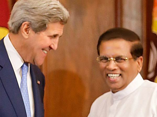 John Kerry meets Sri Lankan President Sirisena John Kerry meets Sri Lankan President Sirisena