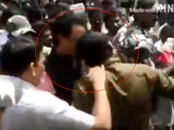 மிரண்டு போன டிரைவர்