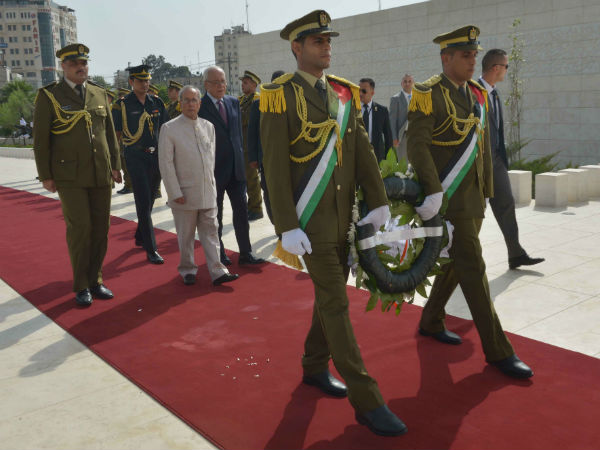 Road in Ramallah named after India Road in Ramallah named after India
