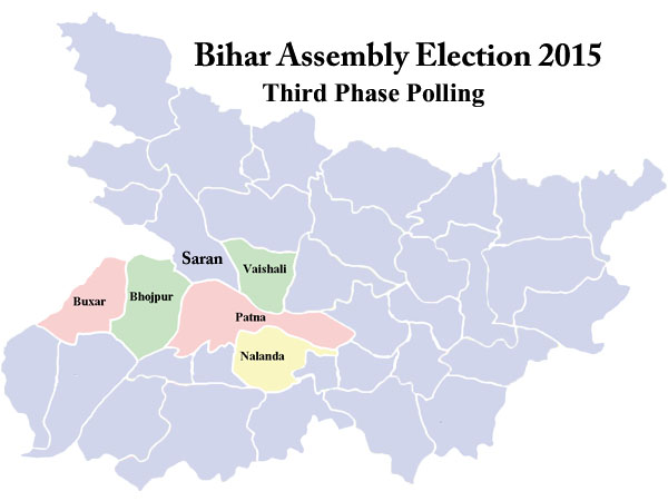 Security stepped up ahead of third phase polling in Bihar Security stepped up ahead of third phase polling in Bihar