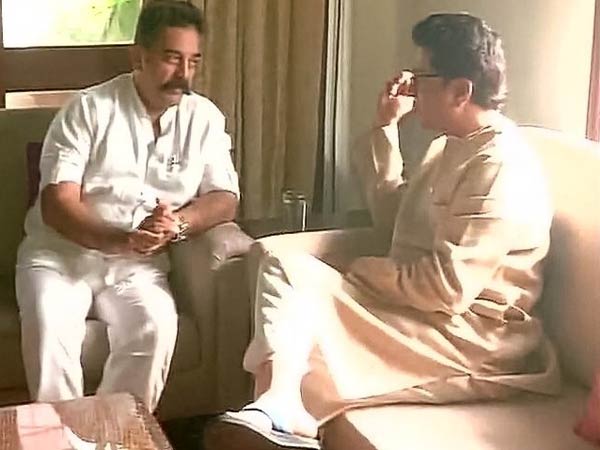 Kamal Hasan met Raj Thackeray Kamal Hasan met Raj Thackeray