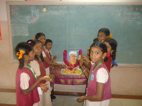 Children's day celebrated in Karaikudi school Children's day celebrated in Karaikudi school
