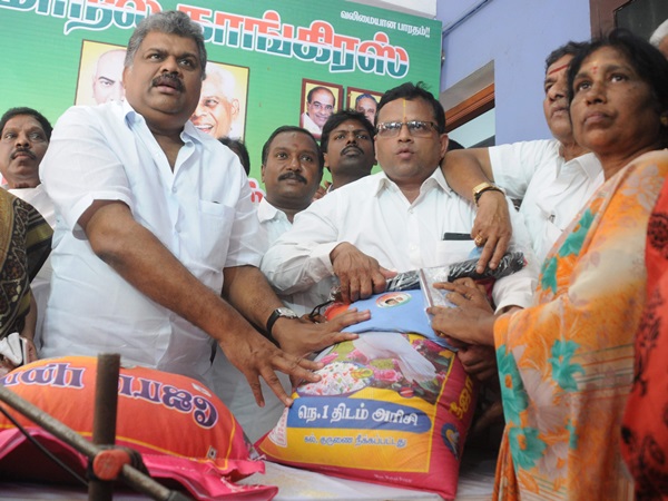 Rain Relief aid was provided by GK vasan Rain Relief aid was provided by GK vasan