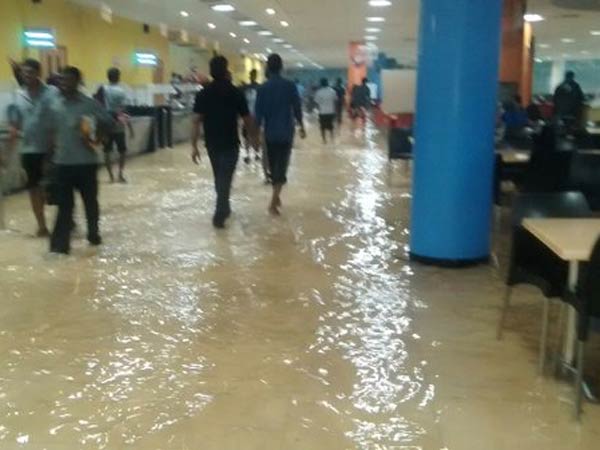 Chennai Infosys campus flooded Chennai Infosys campus flooded