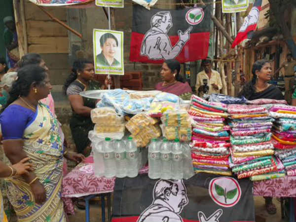 ADMK cadres involve in flood relief assistance works ADMK cadres involve in flood relief assistance works
