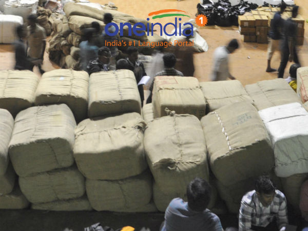 Relief materials stuck in Trichy airport Relief materials stuck in Trichy airport