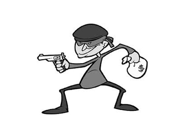 Rs 91 lakh robbed from outside UP bank Rs 91 lakh robbed from outside UP bank