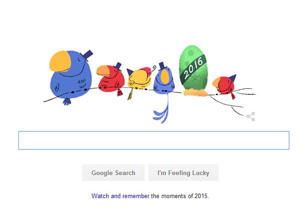 New Google Doodle Marks New Year’s Eve New Google Doodle Marks New Year’s Eve