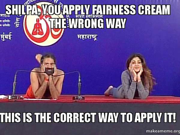 Top 6 memes on Shilpa - Ramdev yoga show Top 6 memes on Shilpa - Ramdev yoga show
