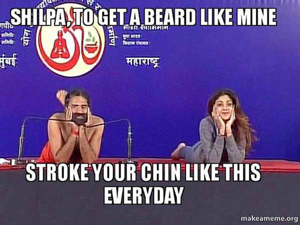 Top 6 memes on Shilpa - Ramdev yoga show Top 6 memes on Shilpa - Ramdev yoga show