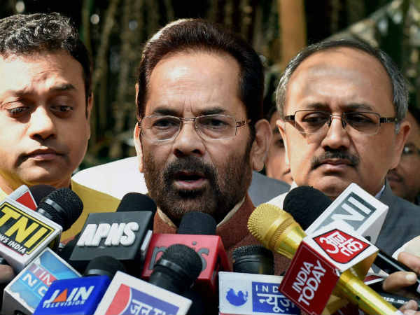 Union Minister Mukhtar Abbas Naqvi gets ISIS letter Union Minister Mukhtar Abbas Naqvi gets ISIS letter