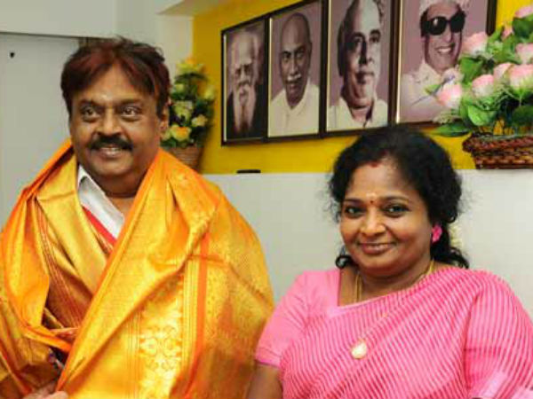 விஜயகாந்த் - தமிழிசை சந்திப்பு