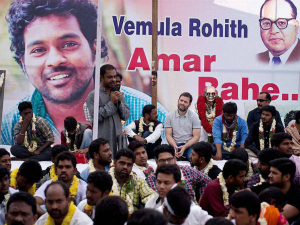 Dalit scholar suicide: Rahul Gandhi fasts for a day Dalit scholar suicide: Rahul Gandhi fasts for a day