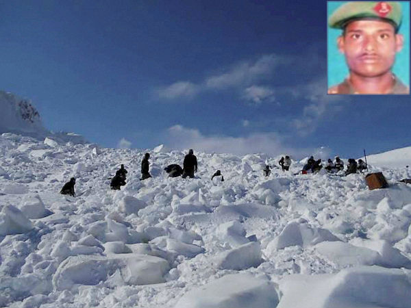 Soldier survives Siachen avalanche Soldier survives Siachen avalanche