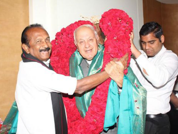 Farooq Abdullah meets vaiko Farooq Abdullah meets vaiko