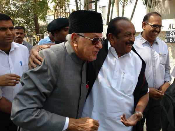 Farooq Abdullah meets vaiko Farooq Abdullah meets vaiko