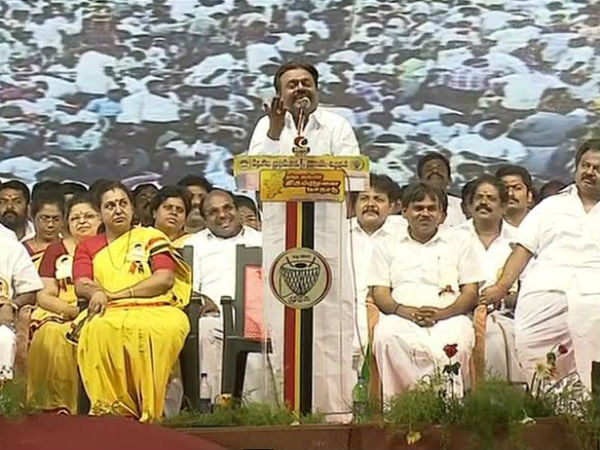 Vijayakanth confuses his cadres as usual Vijayakanth confuses his cadres as usual