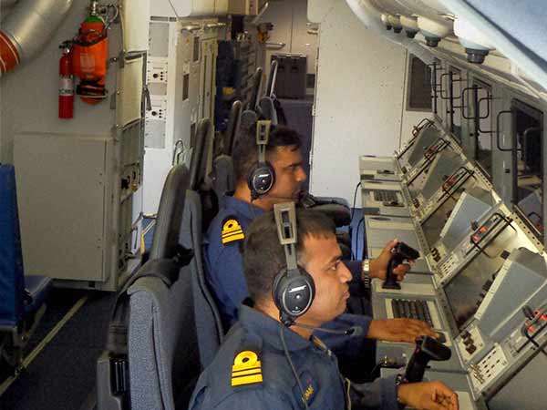 Navy’s P-8I aircraft on surveillance mission in Seychelles Navy’s P-8I aircraft on surveillance mission in Seychelles