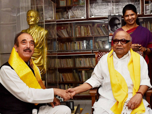 More parties likely to join DMK lead alliance, says Ghulam Nabi More parties likely to join DMK lead alliance, says Ghulam Nabi