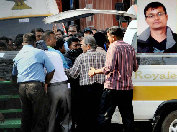 Raghavendran Ganesan's cremated Raghavendran Ganesan's cremated