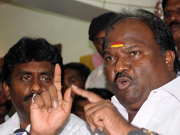DMDK receiving money from ADMK to join PWF, says Chandrakumar DMDK receiving money from ADMK to join PWF, says Chandrakumar