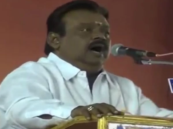 Vijayakanth's short story in election campaign Vijayakanth's short story in election campaign