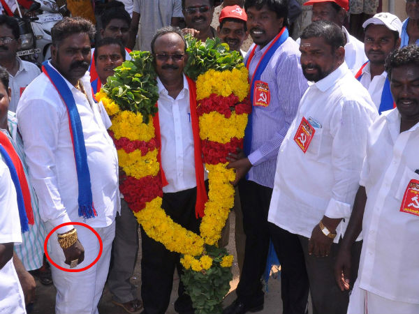 VCK cadres campaign for CPM candidate in Maduravoyal VCK cadres campaign for CPM candidate in Maduravoyal