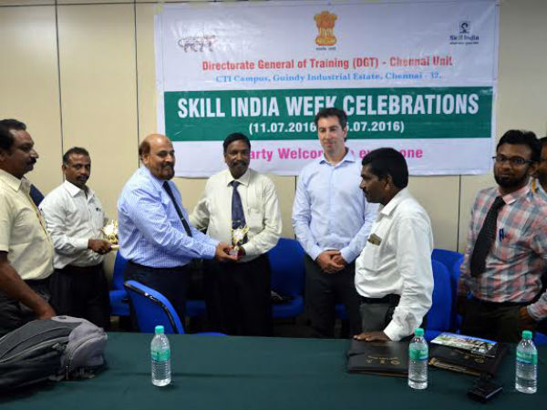 Cricketer Srikanth inaugurates Skill India Week Cricketer Srikanth inaugurates Skill India Week