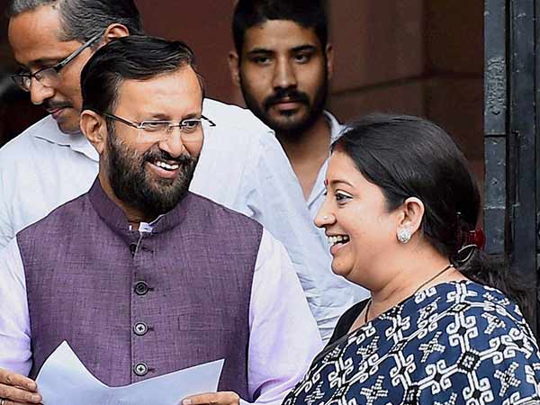 Smriti Irani dropped from Cabinet Committee on Parliamentary Affairs Smriti Irani dropped from Cabinet Committee on Parliamentary Affairs