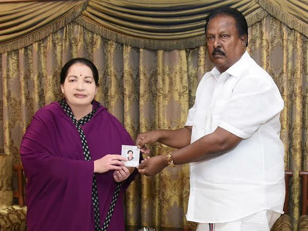 Former DMK MLA Karuppasamy Pandian Joins AIADMK Former DMK MLA Karuppasamy Pandian Joins AIADMK