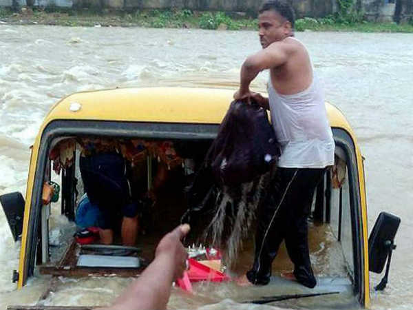 Heavy rains in Northern states, normal life affected Heavy rains in Northern states, normal life affected