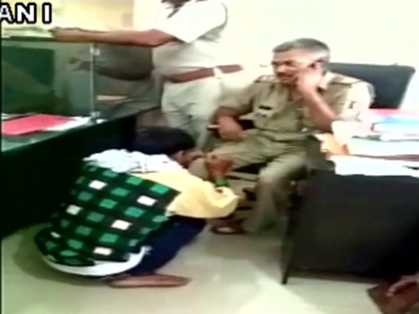 Sub Inspector gets foot massage; gets suspended in UP Sub Inspector gets foot massage; gets suspended in UP