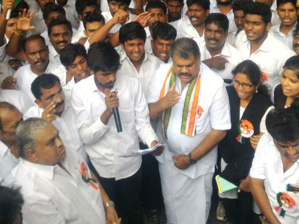 To cancel education loan, TMC protest in Chennai To cancel education loan, TMC protest in Chennai