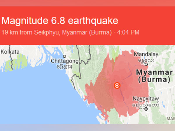 6.8-magnitude earthquake strikes Myanmar 6.8-magnitude earthquake strikes Myanmar