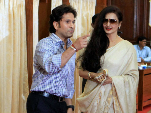 When Rekha gave a slip and miss to BJP leaders When Rekha gave a slip and miss to BJP leaders