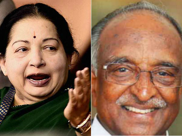 Jayalalithaa opposes to Shankaramurthy to be Governor of TN Jayalalithaa opposes to Shankaramurthy to be Governor of TN