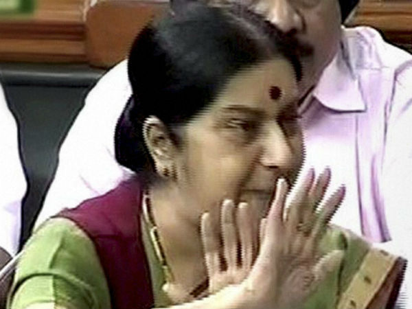 Crisis related to Indians in Saudi Arabia resolved: Swaraj Crisis related to Indians in Saudi Arabia resolved: Swaraj