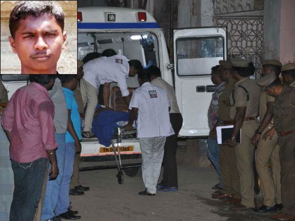 Ramkumar's post-mortem to be conducted today Ramkumar's post-mortem to be conducted today