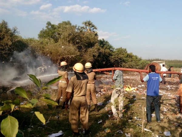 5 killed in fire accident in crackers factory 5 killed in fire accident in crackers factory