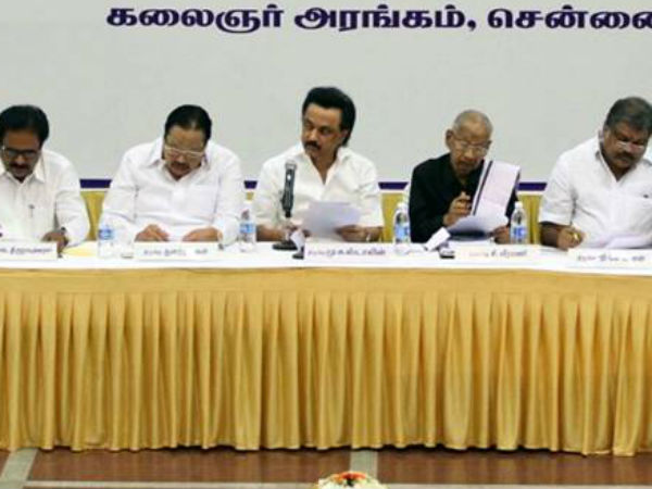 Stalin's all party meet begins Stalin's all party meet begins
