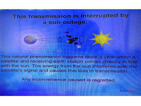 Solar storm affects TV telecast Solar storm affects TV telecast