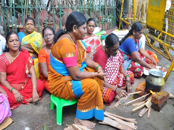 Special pongal pooja for Jayalalitha Special pongal pooja for Jayalalitha